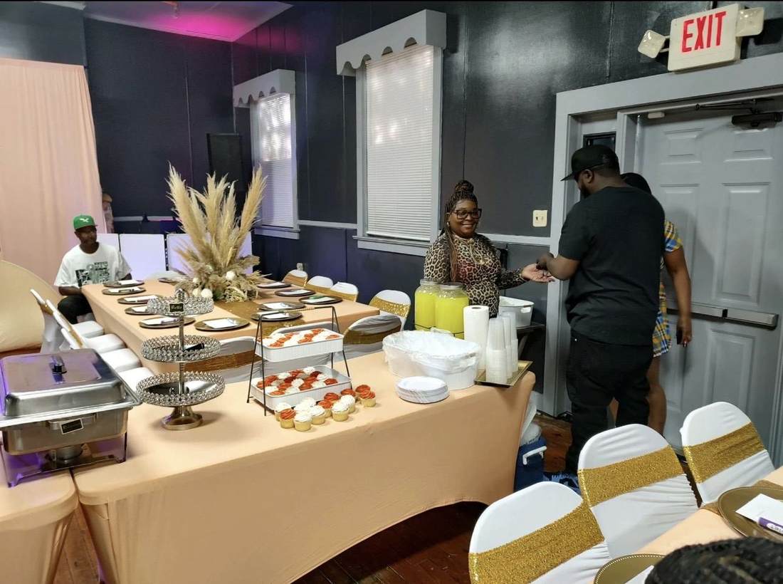 Catering and celebration table styling