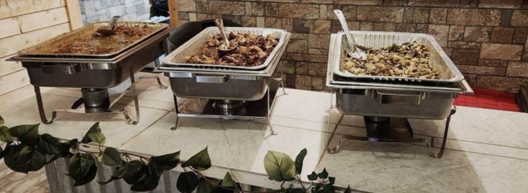Prepared catered dishes